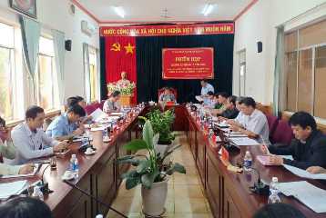 UBND huyện tổ chức Phiên họp thường kỳ tháng 10 năm 2019