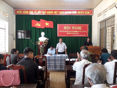 Hội nghị trao đổi, đối thoại của UBND xã Ea H’Leo với Nhân dân năm 2019