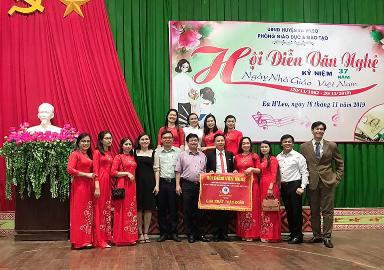 Hội diễn văn nghệ chào mừng kỷ niệm 37 năm Ngày nhà giáo Việt Vam 20/11/2019