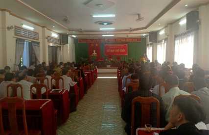 Kỳ họp thứ chín HĐND huyện khóa IX, nhiệm kỳ 2016 – 2021.