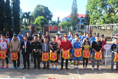 Gỉai Bóng chuyền Nam huyện Ea H’Leo năm 2019.