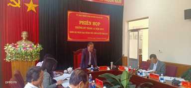 Phiên họp đánh giá phân loại thành viên UBND huyện năm 2019