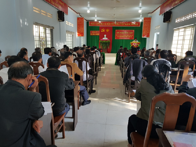 Đảng ủy thị trấn Ea Drăng tổ chức Hội nghị ban chấp hành đảng bộ mở rộng