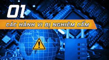 Các hành vi bị nghiêm cấm để đảm bảo an ninh mạng