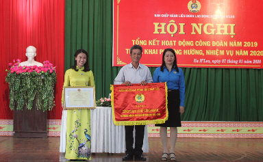 Tổng kết hoạt động Công đoàn năm 2019, triển khai phương hướng, nhiệm vụ năm 2020
