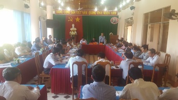Đoàn công tác của Tỉnh uỷ kiểm tra công tác chuẩn bị Đại hội tại huyện Ea H'Leo