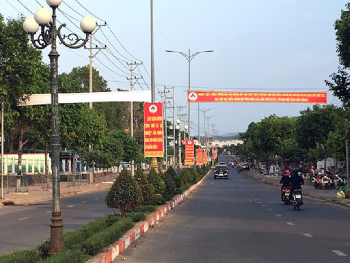 Thực hiện chỉnh trang đô thị để tổ chức Lễ kỷ niệm 40 năm Ngày thành lập huyện Ea H’Leo (03/4/1980-03/4/2020)