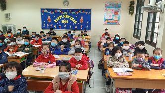 Học sinh không phải đeo khẩu trang trong lớp, phòng học được bật điều hòa