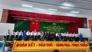 Đại hội điểm Đảng bộ thị trấn Ea Drăng, huyện Ea H’Leo, lần thứ XI, nhiệm kỳ 2020-2025.