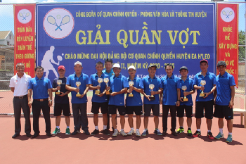 Giải Quần vợt chào mừng đại hội Đảng bộ cơ quan chính quyền lần thứ II nhiệm kỳ 2020 – 2025