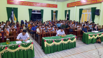 Phát động quần chúng bảo vệ an ninh tổ quốc tại xã Ea Wy