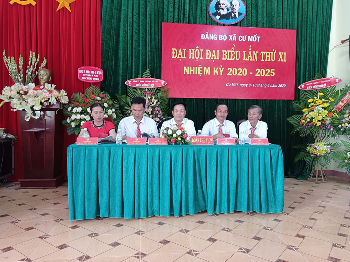 Đại hội đại biểu Đảng bộ xã Cư Mốt lần thứ XI nhiệm kỳ 2020 - 2025