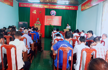 Ủy ban Mặt trận tổ quốc Việt Nam huyện tổ chức Hội nghị lấy ý kiến góp ý vào dự thảo văn kiện đại hội Đảng các cấp