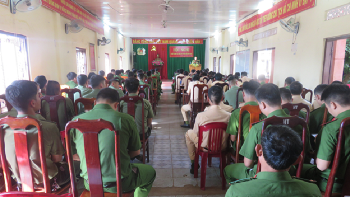 Công an huyện Ea H’leo tổ chức Hội nghị sơ kết công tác Công an 6 tháng đầu năm 2020