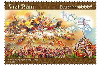 Phát hành bộ tem bưu chính "Chiến thắng Bạch Đằng (1288)"