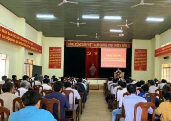 Khai giảng Lớp bồi dưỡng Bí thư Chi bộ và cấp ủy viên ở cơ sở năm 2020.