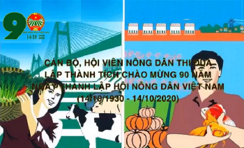 Tuyên truyền kỷ niệm 90 năm Ngày thành lập Hội Nông dân Việt Nam (14/10/1930 – 14/10/2019)