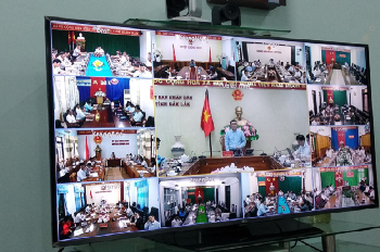 Hội nghị trực tuyến xây dựng chính quyền điện tử 09 tháng đầu năm 2020