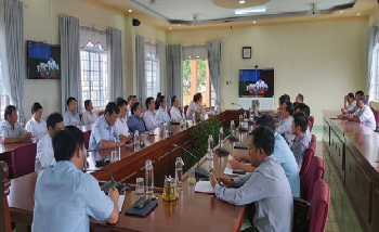 Hội nghị trực tuyến thông báo nhanh kết quả Đại hội đại biểu Đảng bộ tỉnh Đắk Lắk lần thứ XVII