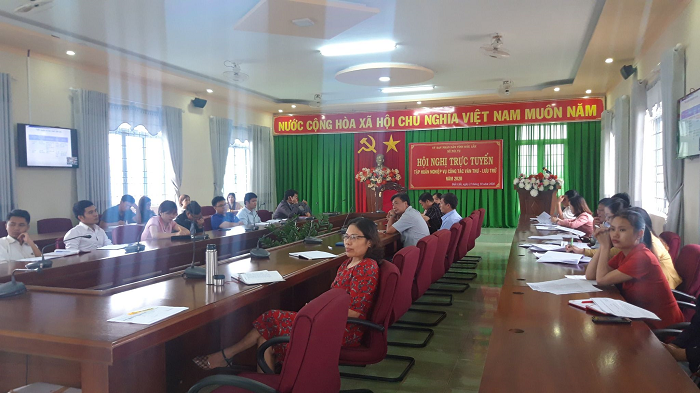 Hội nghị trực tuyến Tập huấn nghiệp vụ công tác văn thư, lưu trữ năm 2020