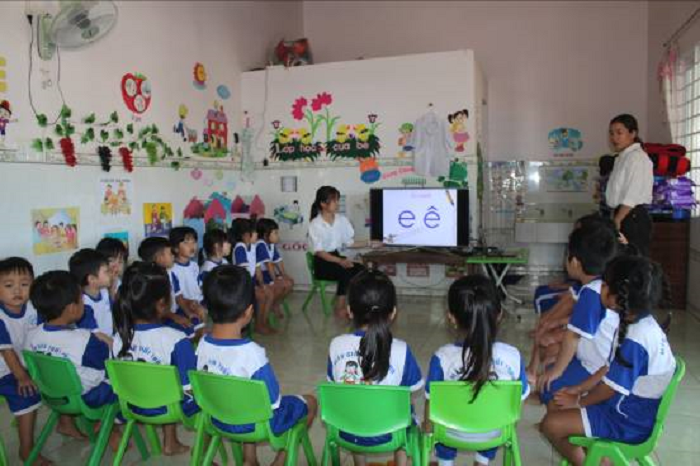 Trường, nhóm, lớp mầm non tư thục góp phần giảm tải cho các trường công lập