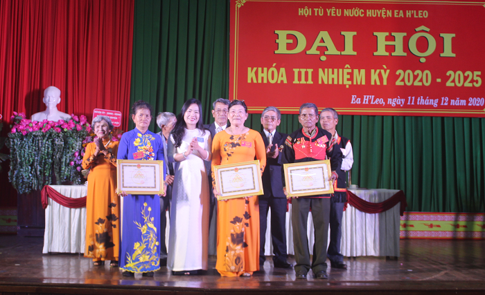 Đại hội Hội tù yêu nước huyện Ea H’leo khoá III, nhiệm kỳ 2020 -2025