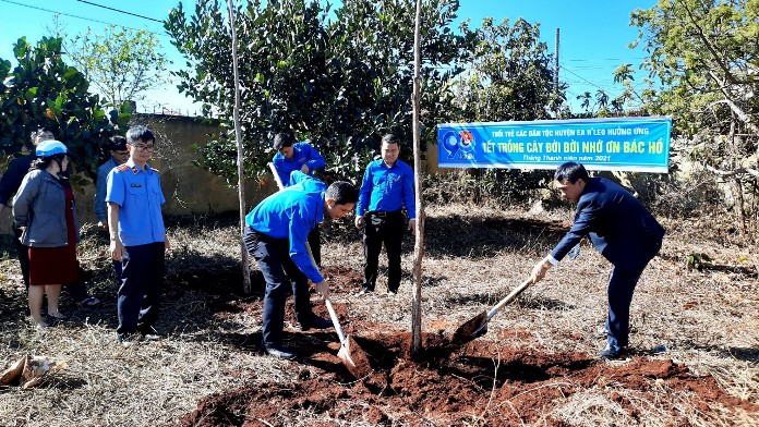 Huyện đoàn Ea H’leo khởi động tháng thanh niên năm 2021