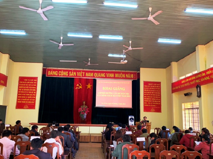Khai giảng lớp Bồi dưỡng Vấn đề dân tộc và chính sách dân tộc năm 2021