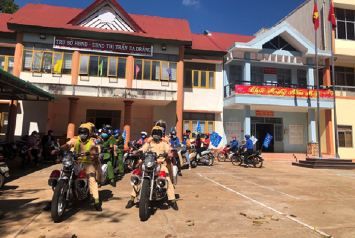 Tuổi trẻ Công an huyện Ea H’leo khởi động Chương trình Tháng thanh niên năm 2021