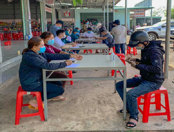 Huyện Ea H’Leo thực hiện khai báo y tế điện tử phòng, chống dịch Covid-19 bằng mã QR- Code