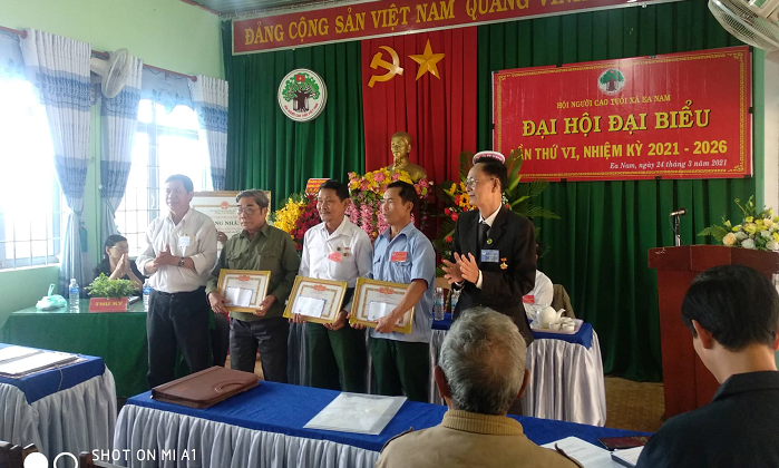 Đại hội Hội người cao tuổi xã Ea Nam nhiệm kỳ 2021-2026.