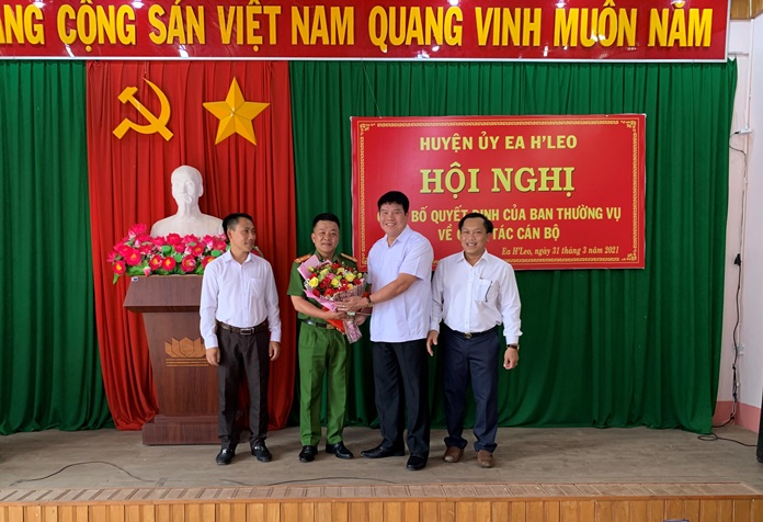 Hội nghị công bố Quyết định của BTV Huyện ủy về công tác tổ chức cán bộ