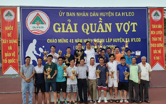 Giải quần vợt huyện Ea H’leo năm 2021