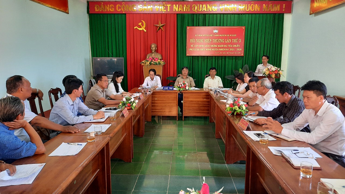 Hội nghị hiệp thương lần thứ 3 để lập danh sách giới thiệu người ứng cử đại biểu HĐND huyện nhiệm kỳ  2021 – 2026