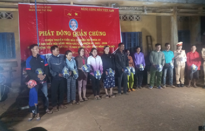 Phát động quần chúng tuyên truyền Cuộc bầu cử đại biểu Quốc hội khóa XV  và đại biểu HĐND các cấp nhiệm kỳ 2021-2026