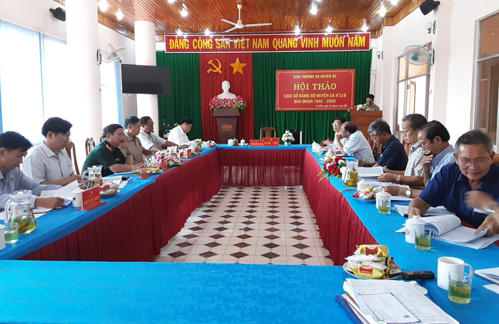 Hội thảo cuốn lịch sử Đảng bộ huyện Ea H’Leo giai đoạn 1945 – 2020