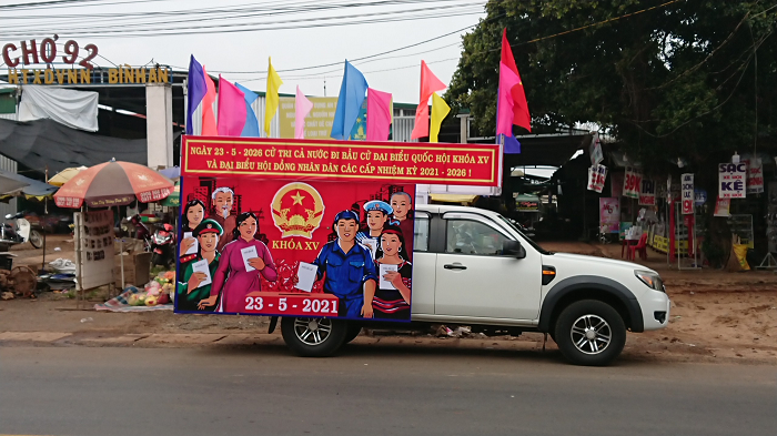 Tăng cường tuyên truyền, cổ động trực quan về bầu cử ở cơ sở