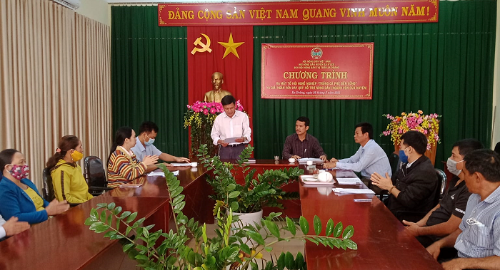 Ra mắt Tổ Hội nghề nghiệp “Trồng cây cà phê bền vững” tại thị trấn Ea Drăng