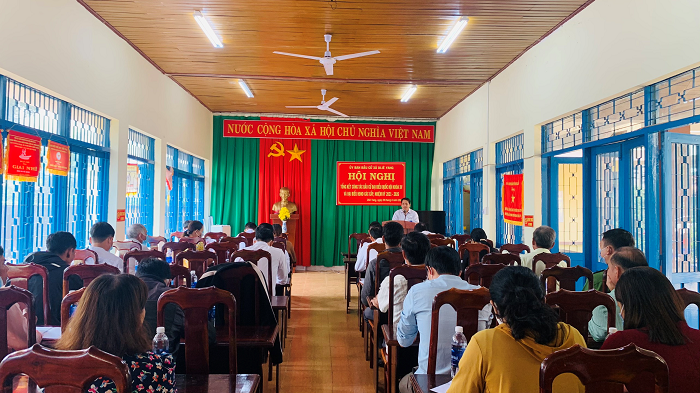 Xã Dliê Yang tổng kết công tác bầu cử