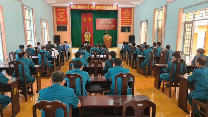 Hội thi Pháp luật về dân quân tự vệ
