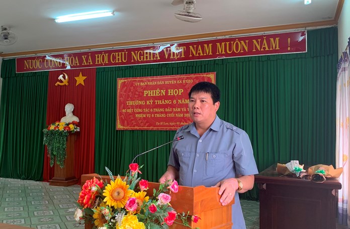 UBND huyện Ea H’leo tổ chức phiên họp thường kỳ tháng 6 năm 2021