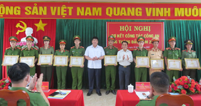 Công an huyện Ea H’leo tổ chức Hội nghị sơ kết công tác Công an 6 tháng đầu năm 2021