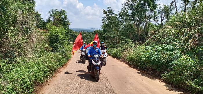 Xã Ea Hiao tăng cường công tác tuyên truyền phòng, chống dịch Covid-19