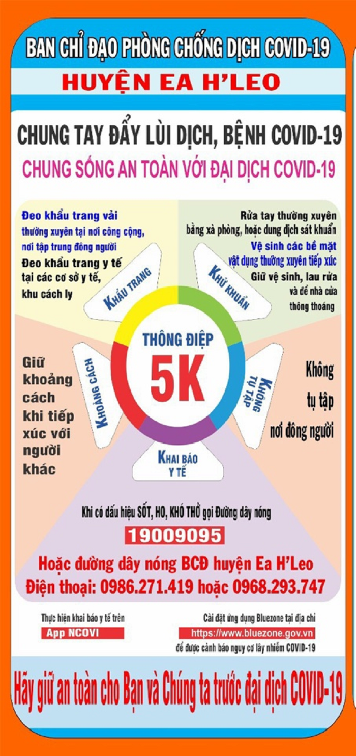 “Mỗi người dân, gia đình, thôn, buôn, TDP là pháo đài chống dịch”