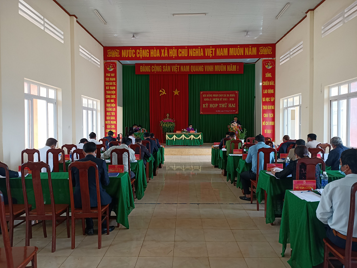 Hội đồng nhân dân xã Ea Khăl tổ chức kỳ họp thứ hai, khóa X, nhiệm kỳ năm 2021-2026