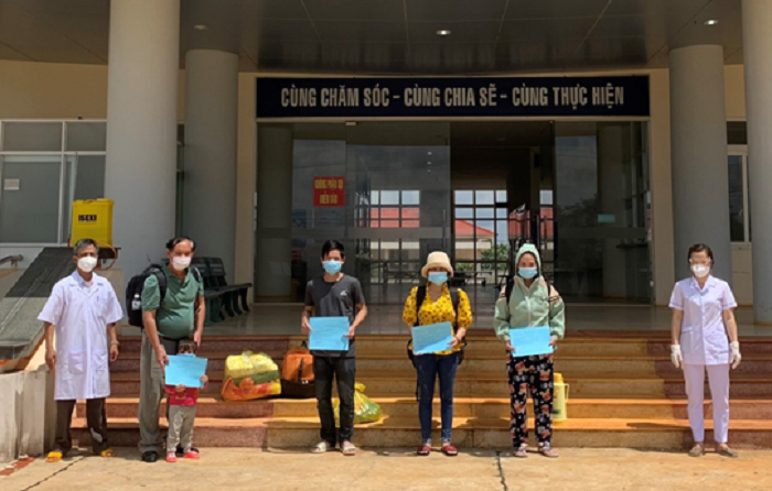 Ngày 21/9/2021, Ea H’Leo có 13 bệnh nhân Covid-19 khỏi bệnh được xuất viện