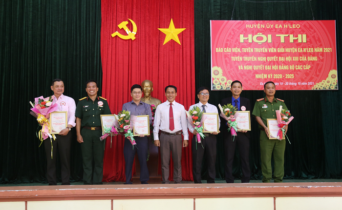 Hội thi Báo cáo viên, Tuyên truyền viên giỏi huyện Ea H’Leo năm 2021
