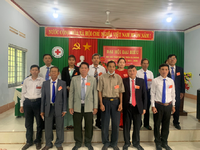 Hội Chữ thập đỏ thị trấn Ea Drăng tổ chức Đại hội lần thứ V, nhiệm kỳ 2021 – 2026