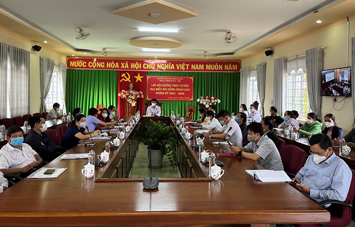 Khai mạc Lớp bồi dưỡng trực tuyến đại biểu HĐND nhiệm kỳ 2021-2026