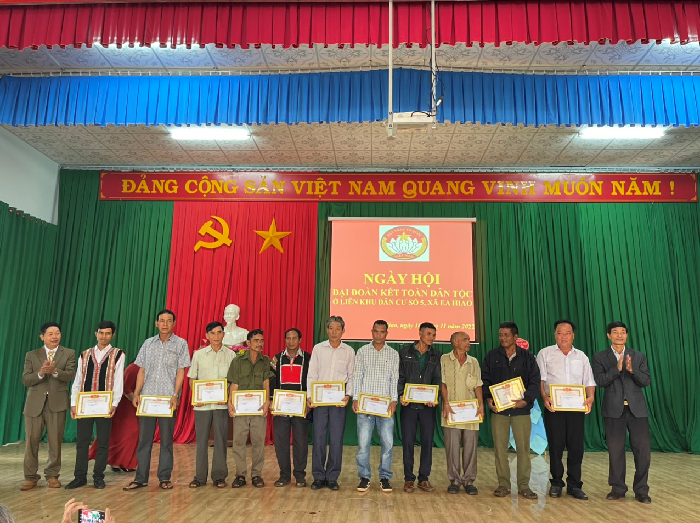 Liên khu dân cư số 5, xã Ea Hiao tổ chức ngày hội Đại đoàn kết toàn dân tộc năm 2022